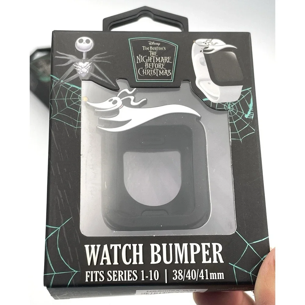 New Disney Nightmare‎ Before Christmas Apple Watch Bumper & 3 Charm Set NIB